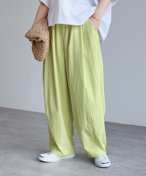 reca（レカ）の「イージーワイドコクーンパンツ（その他パンツ・レディース・ブラック/レモンイエロー/グレイッシュベージュ・FREE）」の8枚目の写真