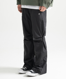 KALAPATTHAR（カラパタール）の「Poly Cotton RIB Buckle Pants - BLACK（その他パンツ）」
