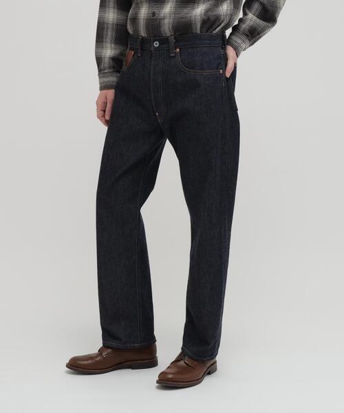 AVIREX(アヴィレックス)の「AVIREX HERITAGE DENIM Type-1 PANTS "LEATHER" / アヴィレックス ヘリテージデニム タイプワンパンツ レザー(デニムパンツ・メンズ・ブラウン・38/32/30/36/34)」の2枚目の写真
