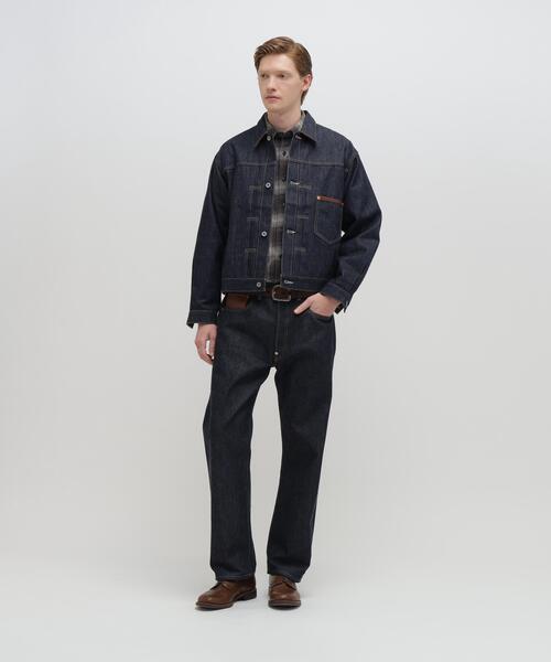 AVIREX(アヴィレックス)の「AVIREX HERITAGE DENIM Type-1 PANTS "LEATHER" / アヴィレックス ヘリテージデニム タイプワンパンツ レザー(デニムパンツ・メンズ・ブラウン・38/32/30/36/34)」の4枚目の写真