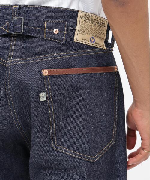 AVIREX(アヴィレックス)の「AVIREX HERITAGE DENIM Type-1 PANTS "LEATHER" / アヴィレックス ヘリテージデニム タイプワンパンツ レザー(デニムパンツ・メンズ・ブラウン・38/32/30/36/34)」の11枚目の写真