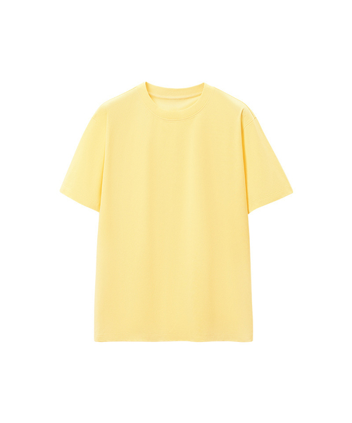 BUTTON SEOUL(ボタンソウル)の「ソロナクールタッチパフォーマンスラウンドネックTシャツ(8色)(Tシャツ/カットソー・メンズ・ホワイト/ブラック/パープル/グレー/レッド/カーキ/イエロー/ブルー・M/L/XL)」の7枚目の写真