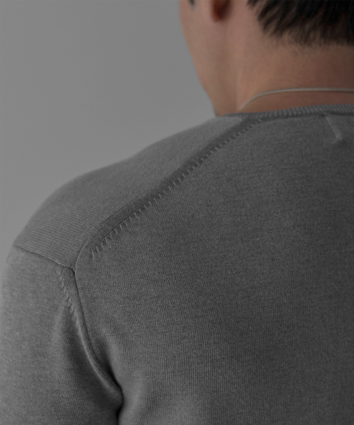 BOWLOW PRODUCT（バウロープロダクト）の「ヘアリーマッスルラウンド長袖ニットTシャツ[ブラック]（ニット/セーター・メンズ・その他・MEDIUM/LARGE）」の8枚目の写真
