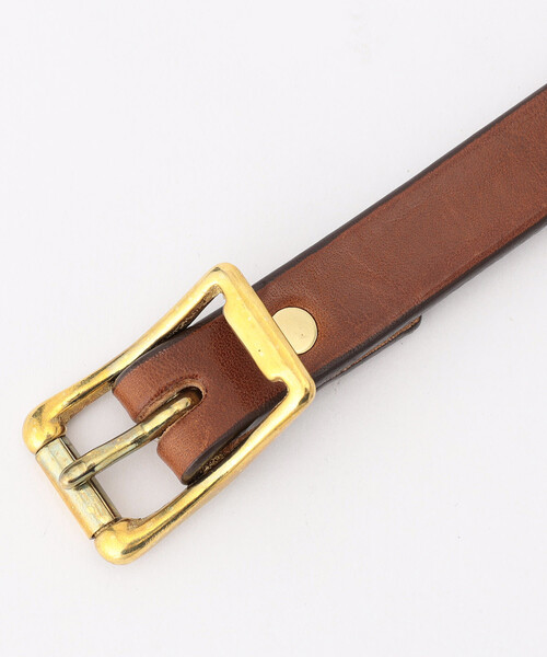 ユケテンYUKETEN【2816】ブライドルレザーナンバリングベルト茶ブラウン セール】YUKETEN/ユケテン 3/4” 150 Buckle Belt（ベルト）｜YUKETEN