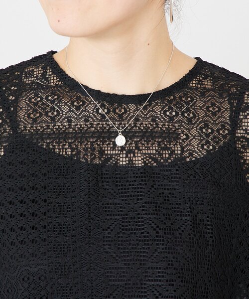 LIVETART（リヴェタート）の「《ZOZO先行予約開始》フレアスリーブレースプルオーバー（シャツ/ブラウス・レディース・ホワイト/ブラック・FREE）」の21枚目の写真