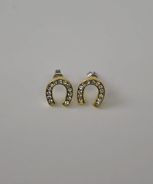 LA MUe(ラミュー)の「【LA MUE】日本製 ニッケルフリー ホースシュー ピアス(ピアス(両耳用)・レディース・シルバー/ゴールド/ピンクゴールド・FREE)」の10枚目の写真