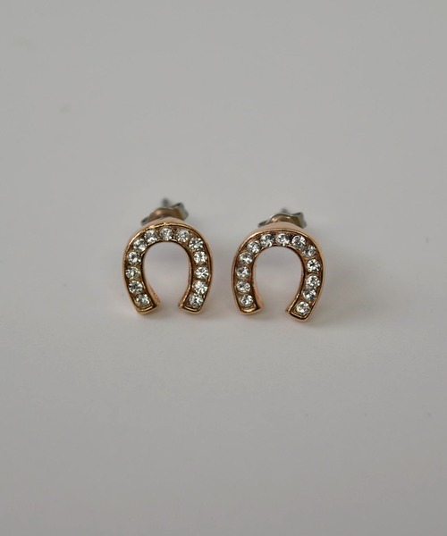 LA MUe(ラミュー)の「【LA MUE】日本製 ニッケルフリー ホースシュー ピアス(ピアス(両耳用)・レディース・シルバー/ゴールド/ピンクゴールド・FREE)」の11枚目の写真