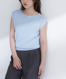 NATURAL BEAUTY BASIC | 総針ベーシックニット ボートネック(ニット/セーター)