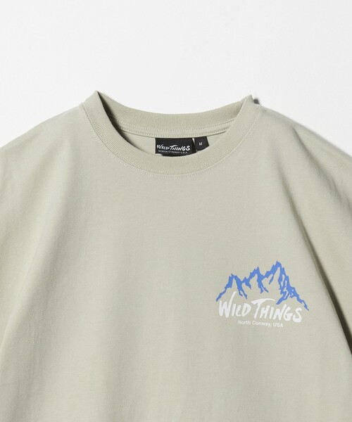 WILD THINGS（ワイルドシングス）の「【別注】＜WILD THINGS＞ マウンテン ショートスリーブ Tシャツ / キッズ 140cm-160cm（Tシャツ/カットソー・キッズ・オリーブ/ダークグレー/イエロー・L(160cm)/M(140-150cm)）」の12枚目の写真
