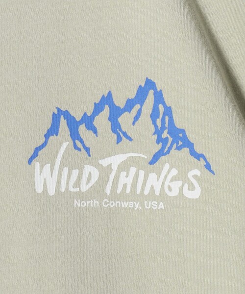 WILD THINGS（ワイルドシングス）の「【別注】＜WILD THINGS＞ マウンテン ショートスリーブ Tシャツ / キッズ 140cm-160cm（Tシャツ/カットソー・キッズ・オリーブ/ダークグレー/イエロー・L(160cm)/M(140-150cm)）」の14枚目の写真