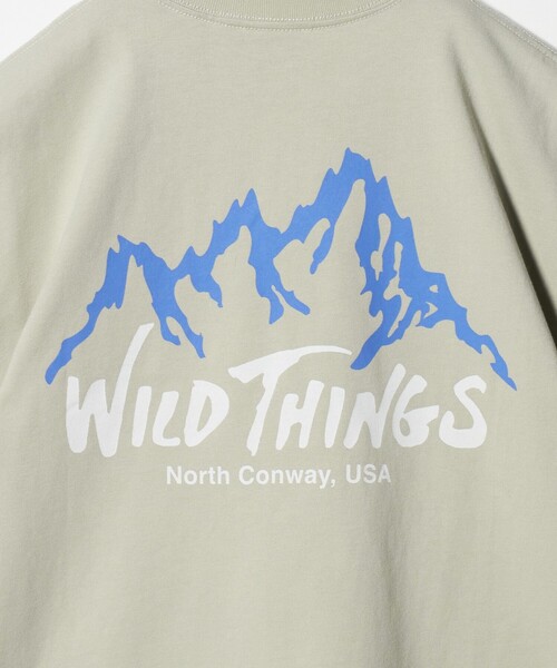 WILD THINGS（ワイルドシングス）の「【別注】＜WILD THINGS＞ マウンテン ショートスリーブ Tシャツ / キッズ 140cm-160cm（Tシャツ/カットソー・キッズ・オリーブ/ダークグレー/イエロー・L(160cm)/M(140-150cm)）」の15枚目の写真