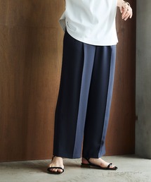 CROSS FUNCTION（クロスファンクション）の「《防シワ》サマナチュラリュクス ツータックワイドパンツ【CROSS FUNCTION クロスファンクション】（スラックス）」