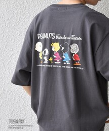 PEANUTS(�s�[�i�b�c)��SHIPS any: SNOOPY �R���{ �O���t�B�b�N �v�����g T�V���c��(T�V���c/�J�b�g�\�[)