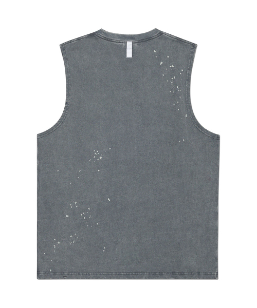 NOMANUAL（NOMANUAL）の「JOUST WASHED SLEEVELESS TEE - WASHED GRAY（Tシャツ/カットソー・レディース・その他・SMALL/MEDIUM/LARGE）」の3枚目の写真