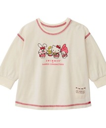 SWIMMER×サンリオキャラクターズ 配色ステッチプリント長袖Ｔシャツ
