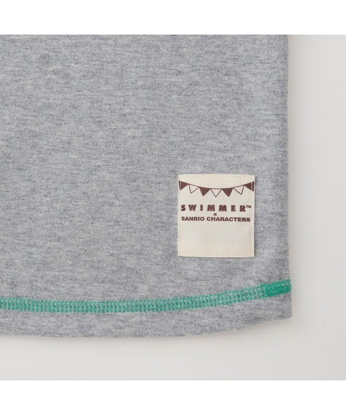 SWIMMER(SWIMMER)の「SWIMMER×サンリオキャラクターズ 配色ステッチプリント長袖Tシャツ(Tシャツ/カットソー・キッズ・杢グレー/アイボリー・80/90/100/110/120)」の10枚目の写真