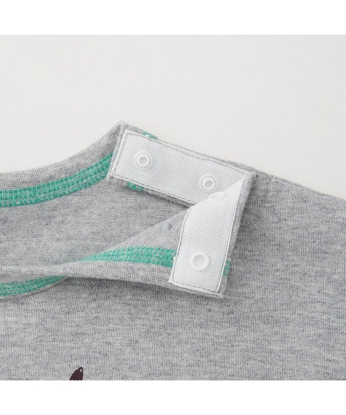 SWIMMER(SWIMMER)の「SWIMMER×サンリオキャラクターズ 配色ステッチプリント長袖Tシャツ(Tシャツ/カットソー・キッズ・杢グレー/アイボリー・80/90/100/110/120)」の12枚目の写真