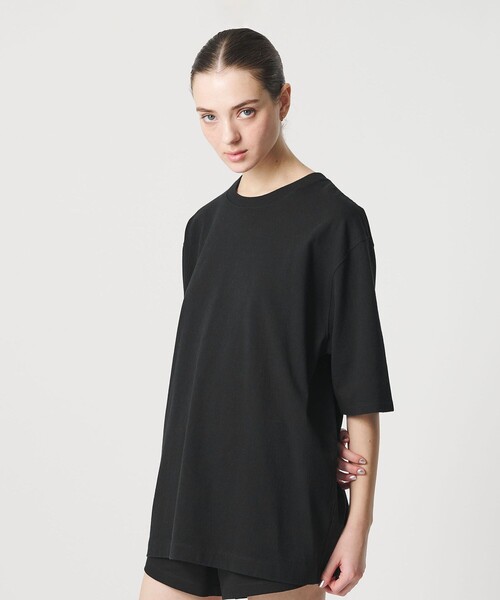 ER（イーアール）の「＜ER＞ロゴ ショートスリーブTシャツ（Tシャツ/カットソー・レディース・ブラック/ライトグレー/ダークグレー・FREE）」の4枚目の写真