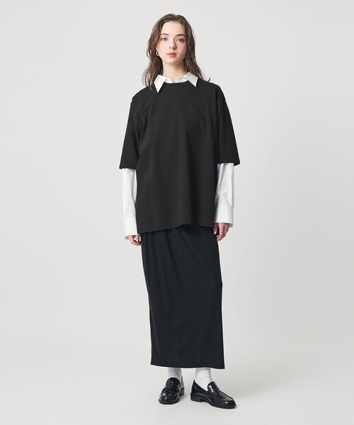 ER（イーアール）の「＜ER＞ロゴ ショートスリーブTシャツ（Tシャツ/カットソー・レディース・ブラック/ライトグレー/ダークグレー・FREE）」の7枚目の写真