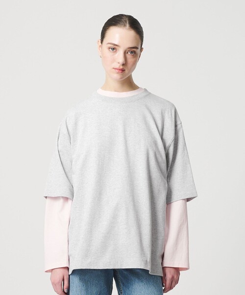ER（イーアール）の「＜ER＞ロゴ ショートスリーブTシャツ（Tシャツ/カットソー・レディース・ブラック/ライトグレー/ダークグレー・FREE）」の8枚目の写真