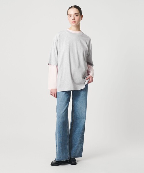 ER（イーアール）の「＜ER＞ロゴ ショートスリーブTシャツ（Tシャツ/カットソー・レディース・ブラック/ライトグレー/ダークグレー・FREE）」の10枚目の写真