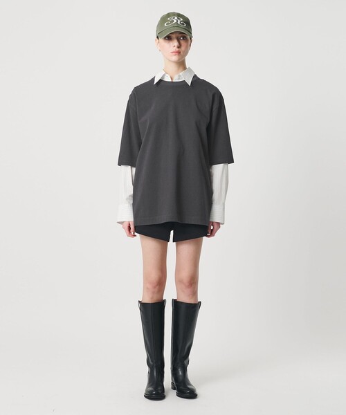 ER（イーアール）の「＜ER＞ロゴ ショートスリーブTシャツ（Tシャツ/カットソー・レディース・ブラック/ライトグレー/ダークグレー・FREE）」の11枚目の写真