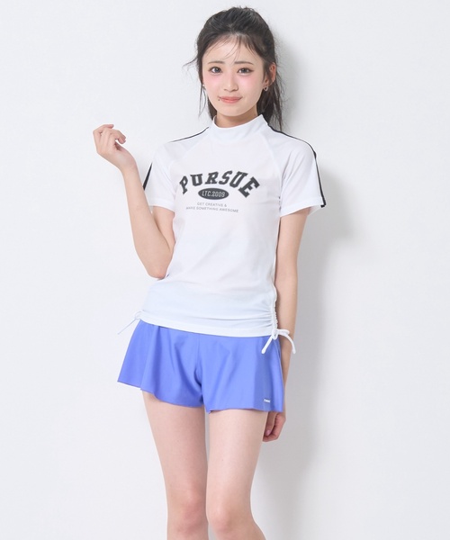 ときどき SWIM】ドロストTシャツ2点セット（水着）｜LOVETOXIC（ラブトキシック