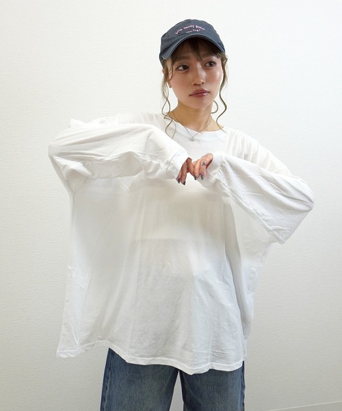 Tシャツ/カットソー（ホワイト/白色系・長袖）ファッション通販 - ZOZOTOWN