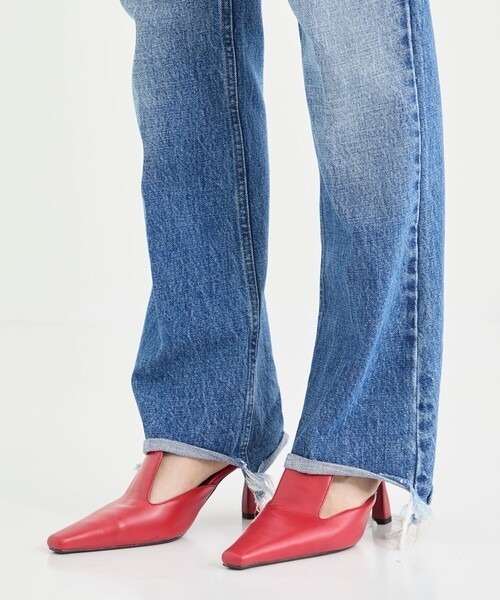 KEY TIMEZ(キータイムズ)の「【INSCRIRE/アンスクリア】002 Flare Denim(デニムパンツ・レディース・ブラック・30inch/29inch)」の10枚目の写真