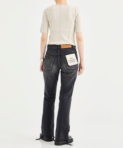 KEY TIMEZ(キータイムズ)の「【INSCRIRE/アンスクリア】002 Flare Denim(デニムパンツ・レディース・ブラック・30inch/29inch)」の14枚目の写真
