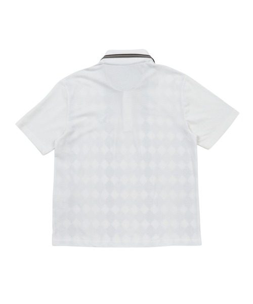 TETE(テット)の「【TETE SELECTION】前身ダイヤプリントポロシャツ/アーガイル柄 レトロ きれいめ 大人 サーフ(ポロシャツ・メンズ・ホワイト/グリーン/ネイビー・LARGE/MEDIUM/X-LARGE)」の11枚目の写真