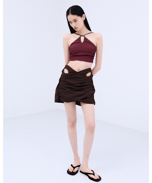 THINGS THAT MATTER(シングス ザット マター)の「BOLERO & CAMI SWIM SET / ボレロ & キャミ スイム セット(水着・レディース・ブラック/ボルドー/ベージュ・2/1)」の17枚目の写真