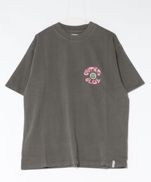 TCSS | DESIGN TEE/Critical Slide(クリティカルスライド)TCSS バックプリント 半袖Tシャツ ロゴT プリントT クルーネック ビッグシルエット ウォッシュ加工風(Tシャツ/カットソー)