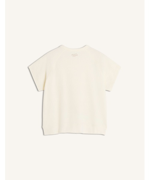 Maison Kitsune(メゾンキツネ)の「TEXTURED TEE-SHIRT(Tシャツ/カットソー・レディース・アイボリー/ネイビー・M/S/XS/L)」の4枚目の写真