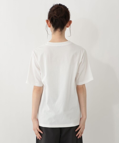 Afternoon Tea(アフタヌーンティー)の「フラワープリントTシャツ/ミモザ(Tシャツ/カットソー・レディース・ネイビー/オフホワイト・MEDIUM)」の9枚目の写真