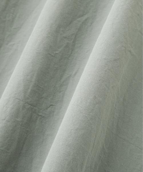 MHL.（エムエイチエル）の「SANDED COTTON LINEN（シャツ/ブラウス・レディース・スモークグレー/ブラック・2/1）」の12枚目の写真