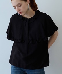 Cape Collar Frill Blouse