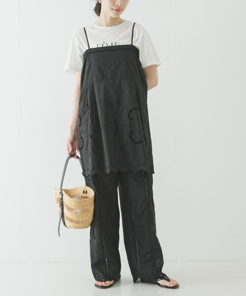 URBAN RESEARCH（アーバンリサーチ）の「カットワークレースイージーパンツ（その他パンツ・レディース・オフホワイト/ブラック・FREE）」の20枚目の写真