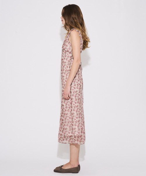 DEICY(デイシー)の「ヴィンテージローズシフォンワンピース(ワンピース・レディース・レッド/ピンク・1/0)」の3枚目の写真