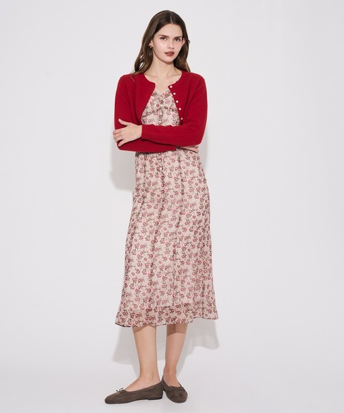 DEICY(デイシー)の「ヴィンテージローズシフォンワンピース(ワンピース・レディース・レッド/ピンク・1/0)」の22枚目の写真