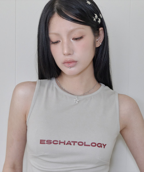 41PRAY(サイルプレイ)の「Dart Sleeveless / Beige(Tシャツ/カットソー・レディース・Beige・OS)」の3枚目の写真