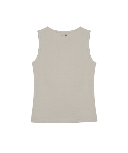 41PRAY(サイルプレイ)の「Dart Sleeveless / Beige(Tシャツ/カットソー・レディース・Beige・OS)」の6枚目の写真