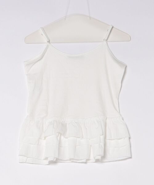 Ritzy(リッツィー)の「ティアードフリルキャミソール(Tシャツ/カットソー・レディース・ホワイト・S/M/L)」の13枚目の写真