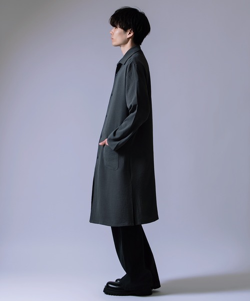 Crownor(クラウノアー)の「ロング丈 ルーズ シャツ(シャツ/ブラウス・メンズ・ブルーグレー/ベージュ/チャコール・LARGE/MEDIUM/SMALL)」の16枚目の写真