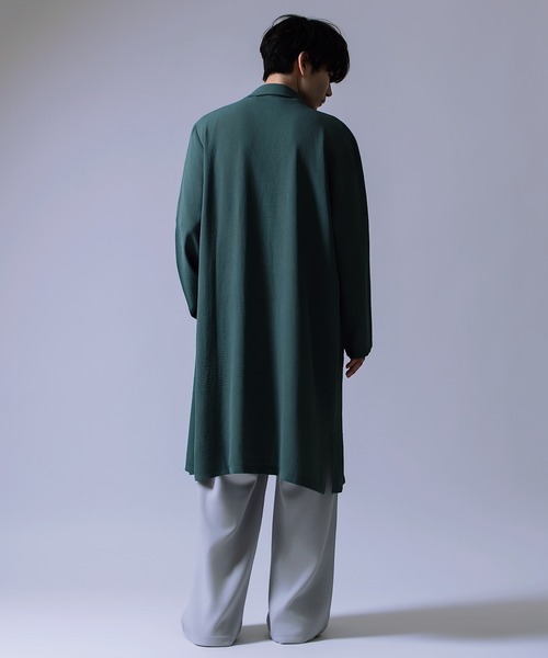 Crownor(クラウノアー)の「ロング丈 ルーズ シャツ(シャツ/ブラウス・メンズ・ブルーグレー/ベージュ/チャコール・LARGE/MEDIUM/SMALL)」の6枚目の写真