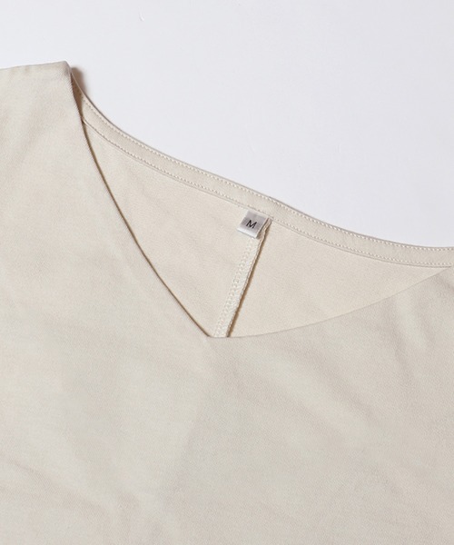 coca(coca)(コカ)の「COTTON from the U.S. ドルマンVネックTシャツ(Tシャツ/カットソー・レディース・ブルー/ブラック/アイボリー・L/M/S)」の12枚目の写真