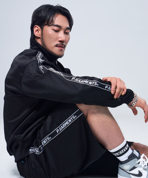 PHYSICAL GARMENTS（フィジカルガーメンツ）の「P2507 シャイニングトレーニングバミューダパンツ [2COLOR]（スウェットパンツ・メンズ・ブラック/ライトグレー・LARGE/XX-LARGE）」の7枚目の写真