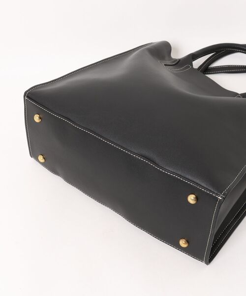 NiiNa(ニーナ)の「【 NiiNa / ニーナ 】【高品質牛革】2wayスクエアハンドトートバッグ(トートバッグ・レディース・ブラック・FREE)」の10枚目の写真