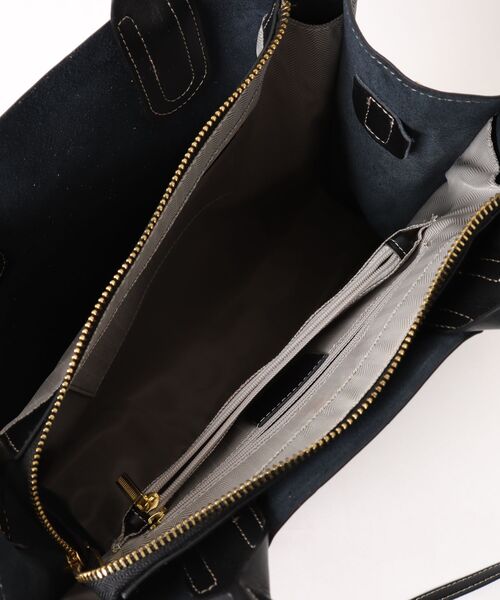 NiiNa(ニーナ)の「【 NiiNa / ニーナ 】【高品質牛革】2wayスクエアハンドトートバッグ(トートバッグ・レディース・ブラック・FREE)」の11枚目の写真