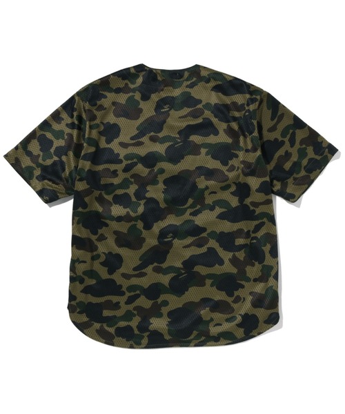 A BATHING APE(アベイシングエイプ)の「1ST CAMO BASEBALL SHIRT(シャツ/ブラウス・メンズ・グリーン/イエロー・SMALL/MEDIUM/X-LARGE/LARGE/XX-LARGE)」の4枚目の写真